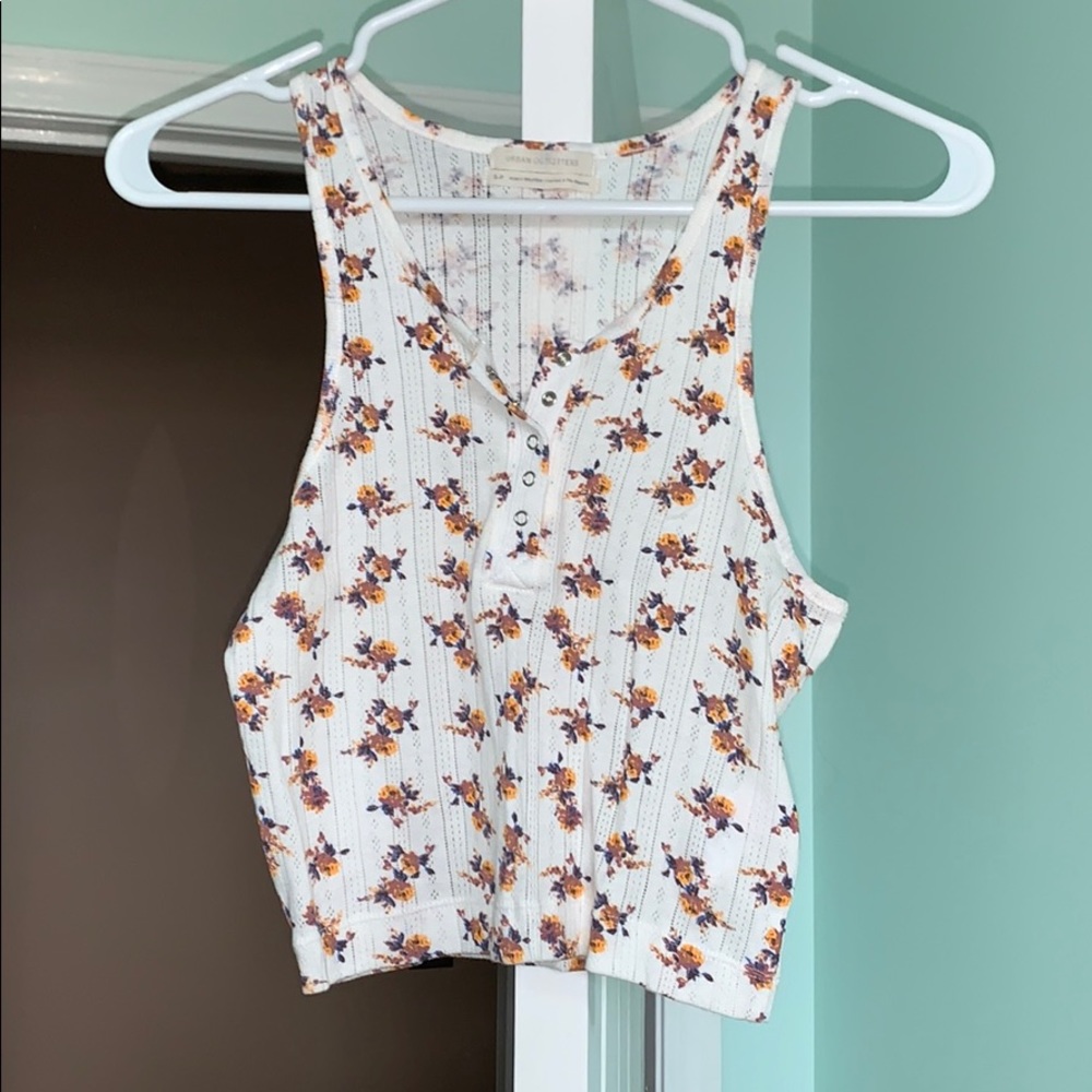 Urban outfitters floral tank